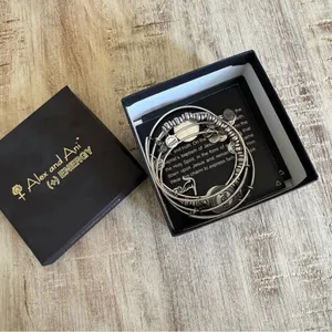 Alex and Ani Bracelet - “A” and beaded bracelet thumbnail 4