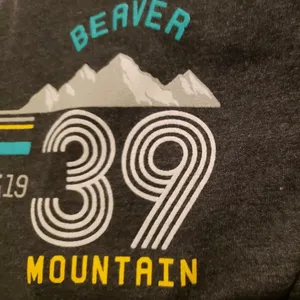 Beaver Mountain Ouray Sportswear grey zip up hoodie -nwot! thumbnail 6