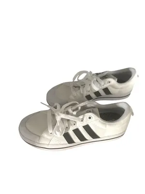 Adidas Size 7.5 Lace Up Athletic Running Sneakers Women White NEW thumbnail 2
