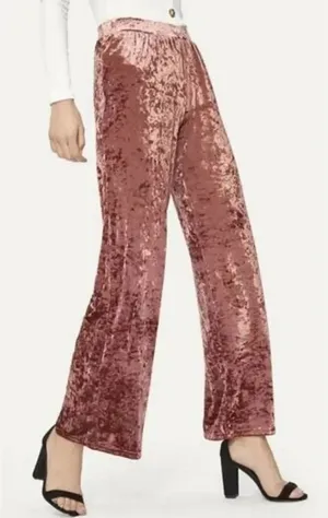 NWT BSBW Jessie Rose Crushed Velvet Track Pants Sz XS NWT thumbnail 1