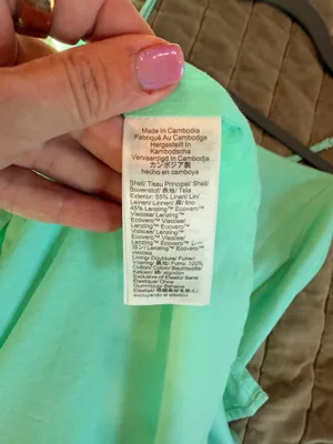 J.Crew Mint Green Linen Blend Smocked Back Midi Dress Size 6 thumbnail 3