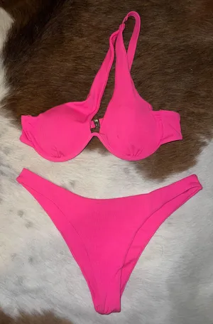 SheIn One Shoulder Bikini thumbnail 1