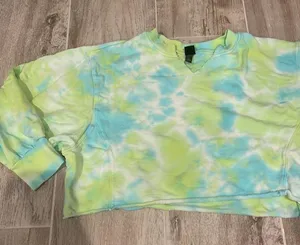 Wild Fable Cropped Tie Dye Sweatshirt thumbnail 2