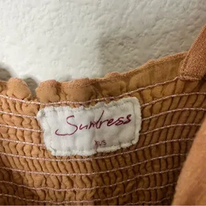 Anthropologie Sundress Pom‎ Jumpsuit Tie Straps Wide Leg Womens Size XS / S thumbnail 10