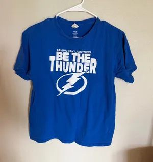 Tampa Bay Lightning Youth Large "Be The Thunder" T-Shirt thumbnail 1