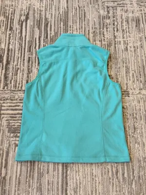 Vineyard Vines women's small green fleece vest Retails $80 thumbnail 5
