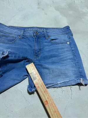 American Eagle Outfitters Women’s Midi Denim Shorts 8 thumbnail 3