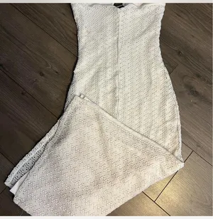 Forever 21 Dress White Crochet Lace thumbnail 2