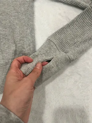 OFFLINE by Aerie Waffle Knit Raglan Long Sleeve Top - Medium thumbnail 2