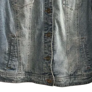 Style & Co Women's Sherpa Lined Collar Denim Jacket Blue Size L Casual‎ thumbnail 11