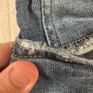 H&M Denim Shorts Womens Size 12 Blue Jean Rolled Cuffed Hem Medium Wash Summer thumbnail 3