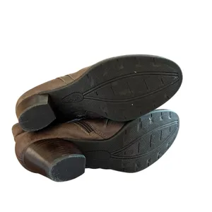 Baretraps Women's Size 8 Riviera Ankle Booties Brown Gray Scrunched Buttons thumbnail 8