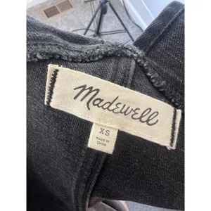 Women's Madewell Denim Dark Wash Overalls XS thumbnail 6