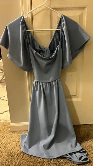 Altard State Open Back Blue Dress thumbnail 4