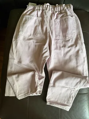NWT Zara Light Lilac High-Rise barrel jeans size 2 thumbnail 7