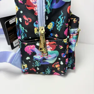 Loungefly Disney The Little Mermaid Under The Sea Nylon‎ Mini Backpack thumbnail 5
