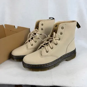 Dr. Martens Charlee Chukka Boots Parchment Beige Milled Nubuck Women US‎ 10 UK 8 thumbnail 3