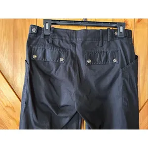 MNG Mango Women’s Wide Leg Black Trousers Size 8 (6172) thumbnail 5