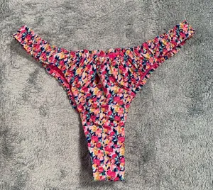 NWT Strawberry milk mob floral bikini bottoms swim Large thumbnail 1