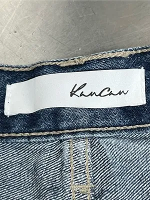 Kancan Women’s Distressed Wide Leg Estilo Blue Jeans - Size 24 - VGUC thumbnail 6