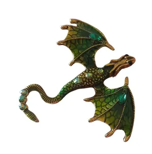 Green Dragon Brooch thumbnail 1