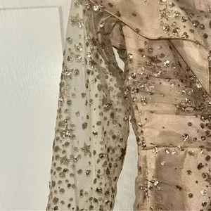 Endless Rose Sequins Mini Gold Nude Mini Dress(Size XS) thumbnail 6