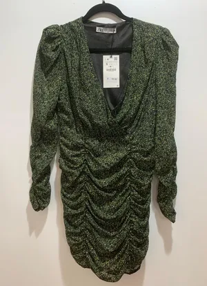 ZARA Floral Mini Dress thumbnail 4