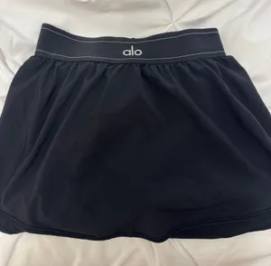 Black Alo Tennis Yoga Skirt thumbnail 1