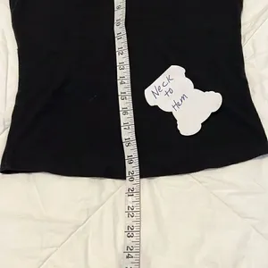 Gap size small black sleeveless ruffle neck knit top GUC thumbnail 7