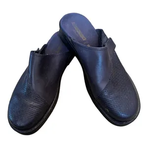 Clarks‎ Black Leather Clogs thumbnail 1