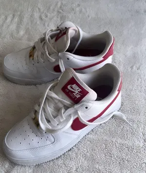 Nike Red White And Gold  Air Force 1s thumbnail 1