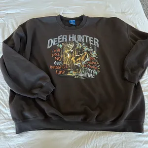 Vintage deer hunter crew neck Brown Size XXL thumbnail 2