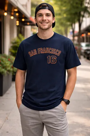 CSA San Francisco Giants Devers 16 XL Black Shirt Baseball Fan Apparel thumbnail 1