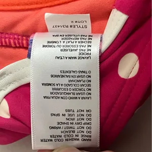 Women's Coco Rave Pink Polka Dot Bikini Set‎ Size Medium/Large Top Large Bottoms thumbnail 10