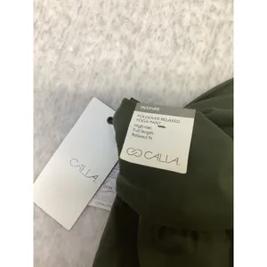 CALIA Inspire Foldover Relaxed Yoga Pant Ivy Green XXL WAX111 High Rise NWT thumbnail 4