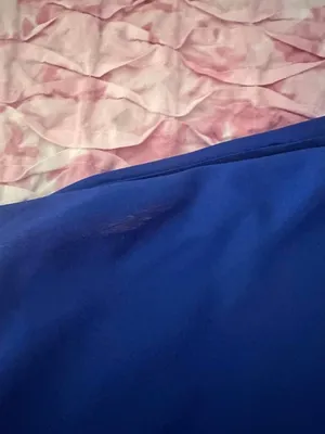 B. Darlin One Shoulder Ruched Bodycon Dress Size 5/6 Blue thumbnail 3
