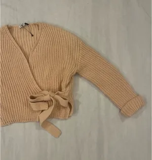 ZARA Knit Sweater Tie Waist thumbnail 2