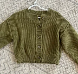 Free People Sweated Knit Green thumbnail 1