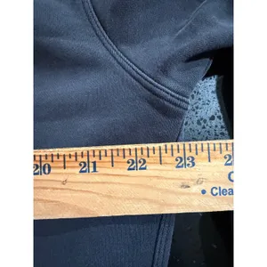 Lululemon Perfectly Oversized Crewneck Sweatshirt Black Charcoal Grey A1‎ thumbnail 5