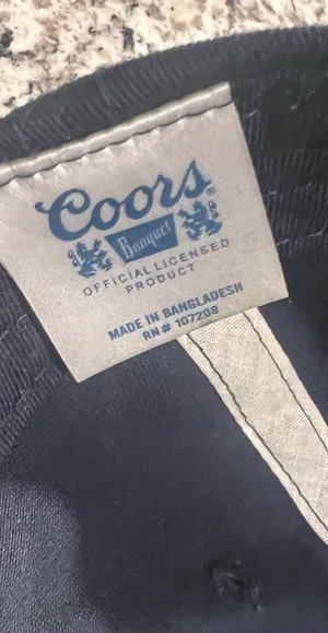 Coors Banquet Rodeo Trucker Beer Hat – Mesh Snapback – Western Workwear - NWOT thumbnail 6