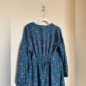 Hatch The Shana‎ Midi Maternity Dress Moroccan Blue Multi Floral Size 2 Medium thumbnail 8