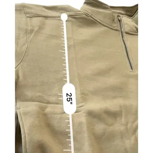 Xersion Women's Plus 2X Oversized Half Zip Pullover Sweatshirt Tan NEW thumbnail 13