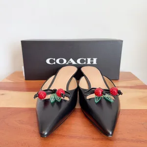 NWT Coach Mule With Cherries size US7 thumbnail 8