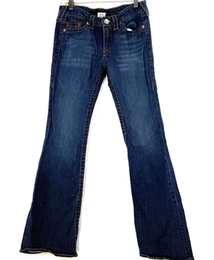 True Religion Women's Bobby Long Flare Jeans Size 31 x 34 thumbnail 1