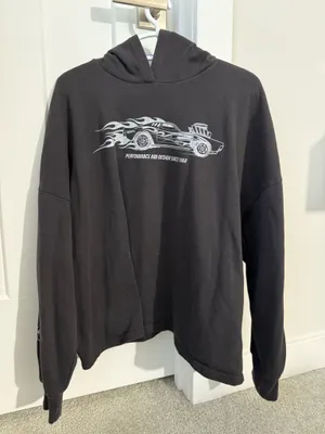 PacSun Gray hot wheel sweatshirt thumbnail 1