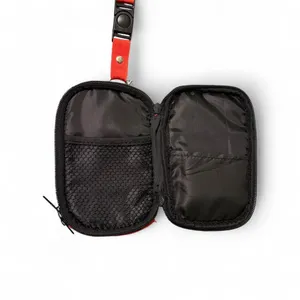 Hello Kitty red & black pouch with white mushroom and Hello Kitty graphic thumbnail 3