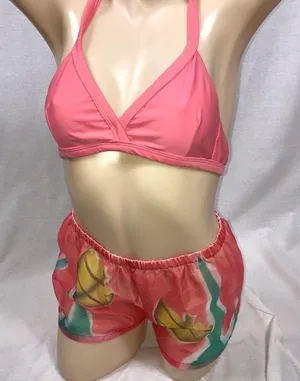 Brazilian Short Set Pink Size M thumbnail 2