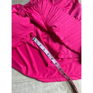 EUC Mofiz Pleated Tennis Skirt Skort bright pink Pickleball Golf Athletic sz L thumbnail 8