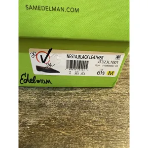 Sam Edelman Women Nesta Mary Jane Flat Black Leather Size 6.5 Ballet Pointed Toe thumbnail 13