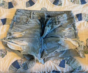 Denim Mom Shorts American Eagle thumbnail 1